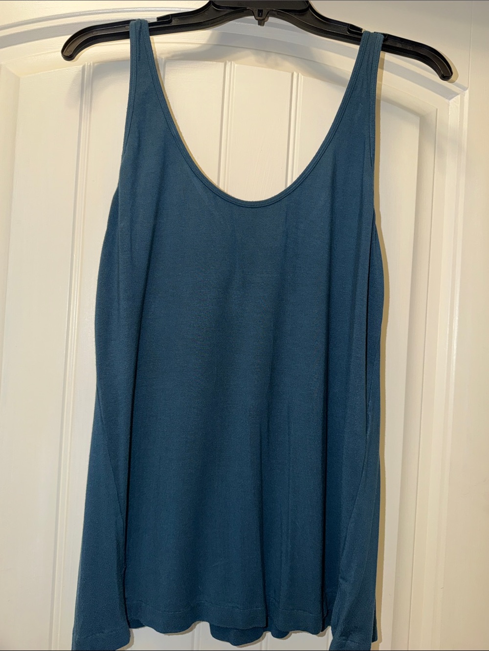 Soma Teal Scoop Neck Tank Top